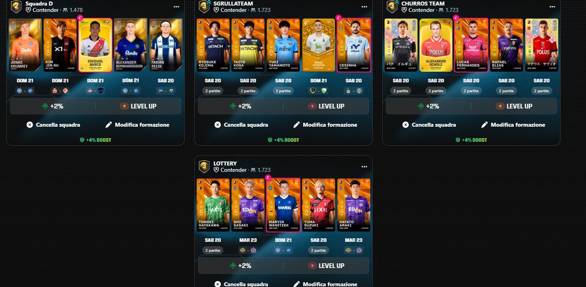 FFerrando99's tweet image. This is the draft for the 1.000$ streak attempt, any suggestion or do you think these could be the best teams to hit the 460pt. target?

#sorare #sorare26
