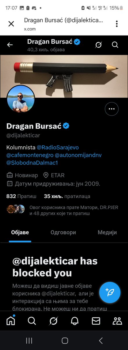 Ahahah Pa dje ti to "ubojito pero" Mizerna egzistencijo ? 😁