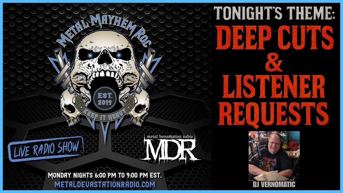🎶 Taking requests TONIGHT! Join us 6 PM ET + live chat 👉 metaldevastationradio.com

🤘 Got a song request? Send it + join the live chat 6 PM ET 👉 metaldevastationradio.com

⚡ Request lines OPEN! Tune in + chat worldwide 6 PM ET 👉 metaldevastationradio.com
