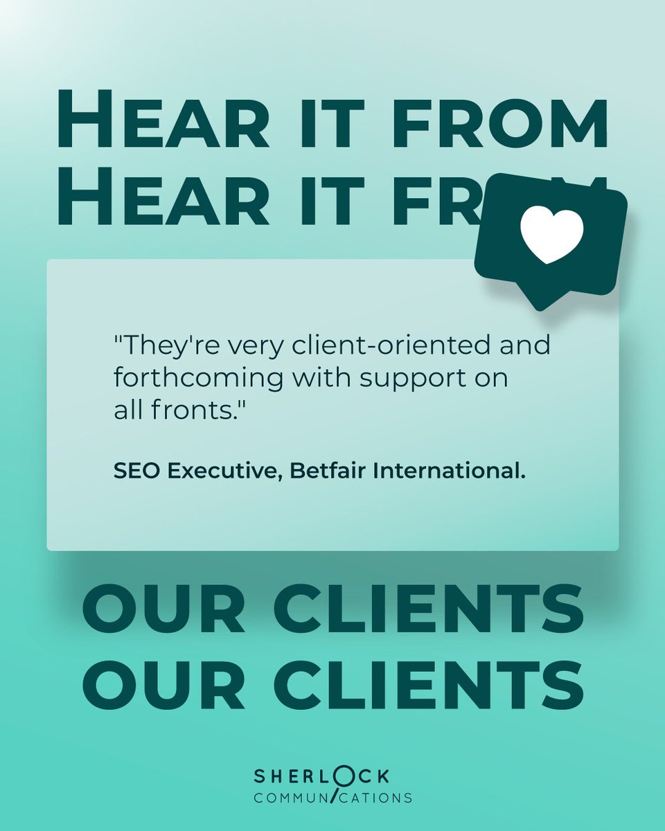 Happy Customer Day! 🎉
At Sherlock Communications, we believe that strategic collaboration and diligent execution drive meaningful results. Thank you to all our amazing clients for their trust and partnership. Your success is our greatest reward! 💌
#DigitalMarketingAgencyReviews