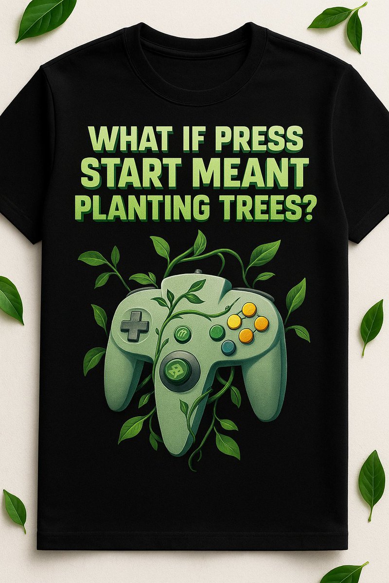 ddsboston24's tweet photo. Unisex Organic Press Start Tee: Breathable, eco-friendly gamer shirt—every sale plants trees 🌳 Vegan & carbon-neutral. Next batch drops soon—don’t miss out! Shop now: https://t.co/bxPnejnjnj #gaming #organiccotton #ecotee #planttrees https://t.co/bInzfbOd5V