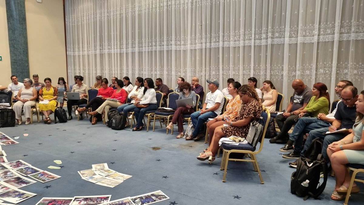 UnissJMarti's tweet photo. Con el panel titulado "Experiencias sobre sostenibilidad en proyectos de energías renovables", inicia el taller de sistematización “Gestión del Conocimiento en FRE local: Buenas Prácticas, Lecciones Aprendidas y Sostenibilidad”, proyecto #FRElocal

@CubaMES https://t.co/e7CdHrF0nK