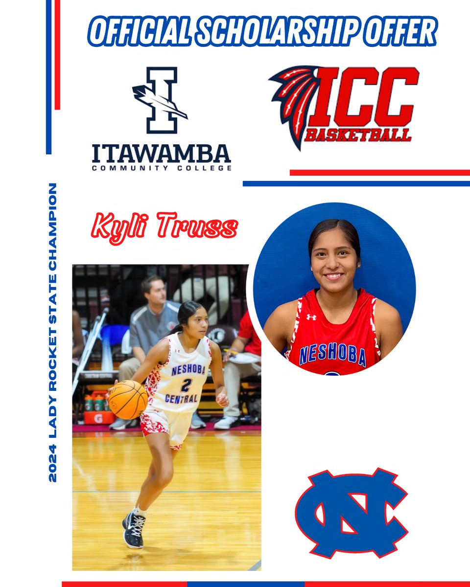 Thank you to the Itawamba Women’s Basketball Coaches and staff for their time, interest and scholarship offer to Kyli Truss!🚀🏀🏆
