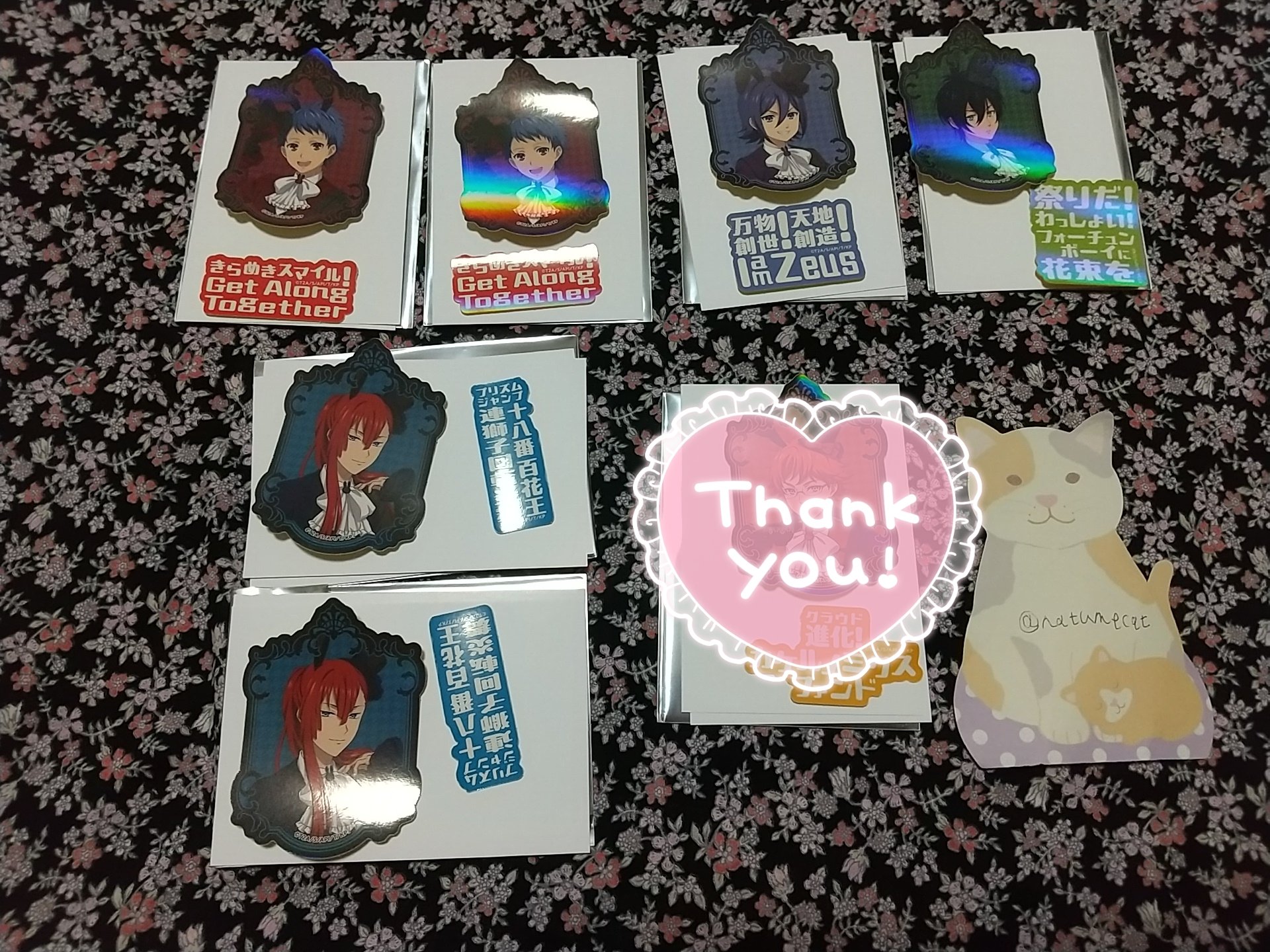 キンツア キングオブプリズム アニカフェ 箔押し缶バッジ 山田リョウ