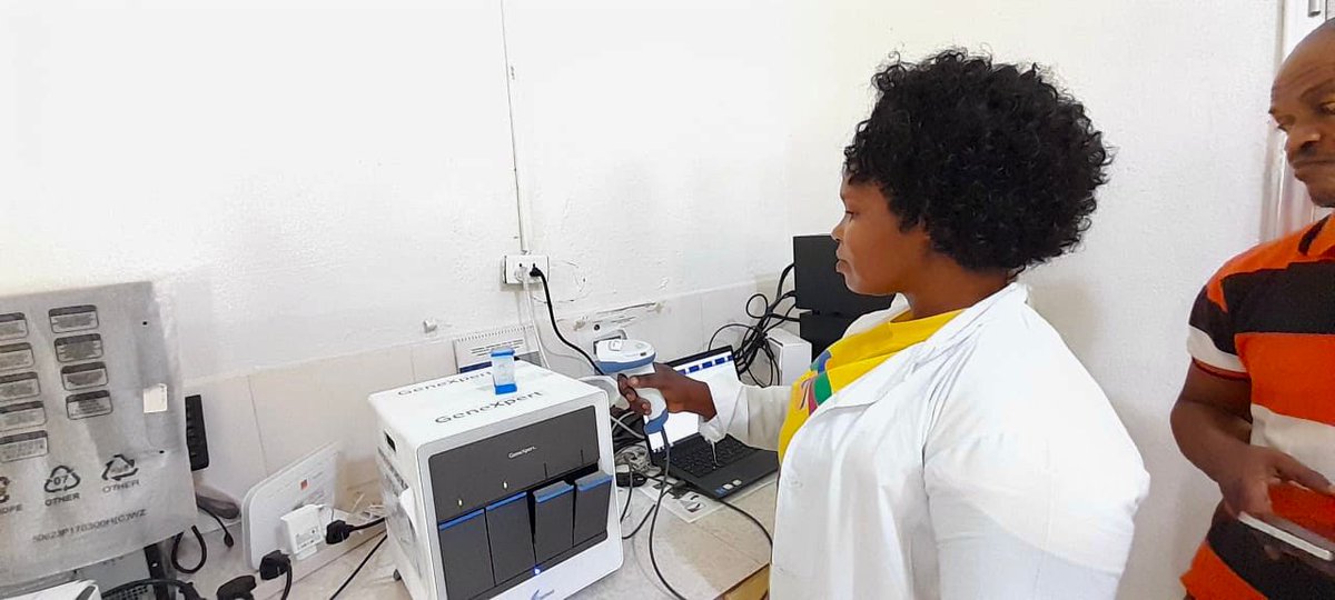 WHOLiberia's tweet photo. @WHOLiberia, in partnership with @NPHIL6 and @moh_liberia , trained 15 laboratory technicians in #Maryland, #Lofa & #GrandCapeMount counties on the use of the Xpert #mpox test, to boost capacity for faster and more accurate diagnosis in resource-limited settings. https://t.co/DuGNwl5rJO