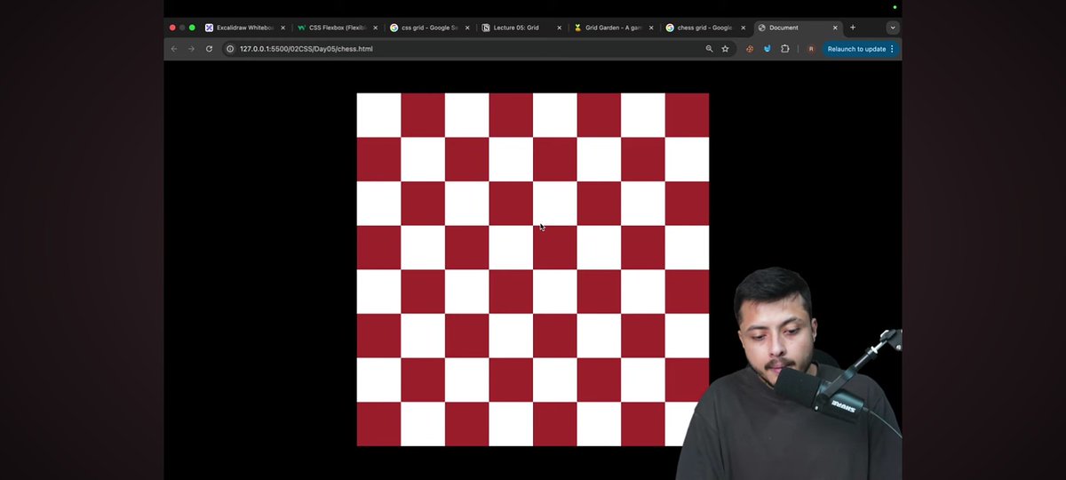 Snycoder_x's tweet image. 🚀 Day 11 of my Web Dev journey: CSS Grid – 2D Layout 

Explored:
✅ Rows &amp;amp; columns with grid-template
✅ Positioning items using grid-area
✅ Building clean, responsive layouts.

#CSS #CSSGrid #WebDevelopment #100DaysOfCode