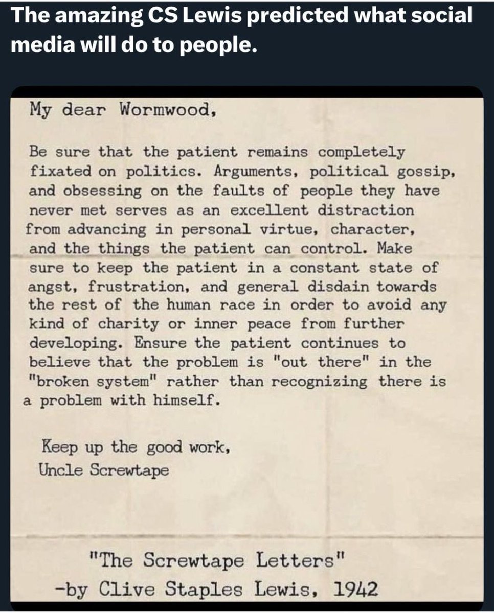 Carroll18537862's tweet image. If you have never read C.S. Lewis - this profound and delightful  little book would be a great place to start today…. 📚📚📚 #ReadingIsFundamental