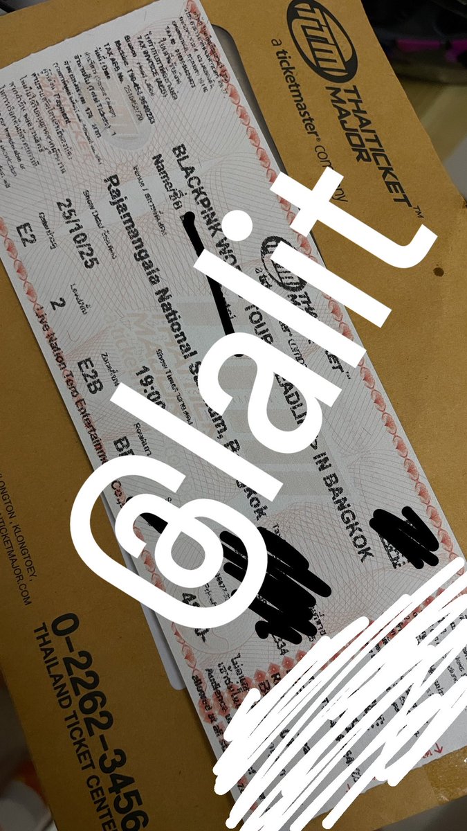 tamkpop's tweet photo. ปล่อยบัตรคอน Blackpink
วันที่ 25 ตุลา 1 ใบค่ะ
โซน E2B 
ปล่อย 6800 ค่ะ

#blackpinkinbkk #BLACKPINK_DEADLINE #BLACKPINK #ตลาดนัดblackpink #blackpink https://t.co/ULX8bqIjGl
