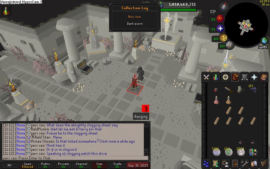 CheeseOSRS's tweet image. ive lost all control of my life