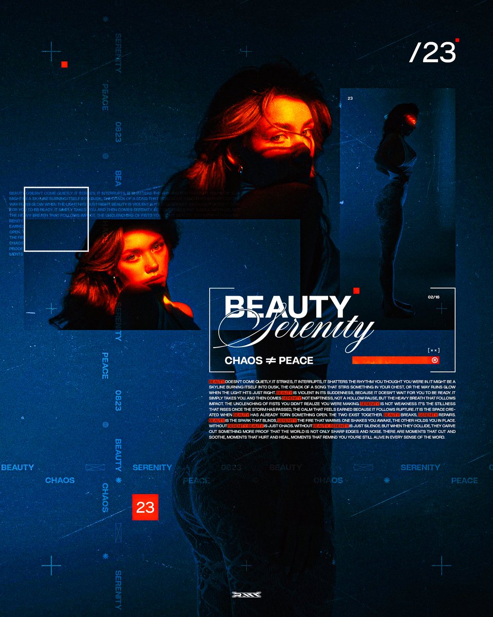 POSTER // BEAUTY &amp; SERENITY