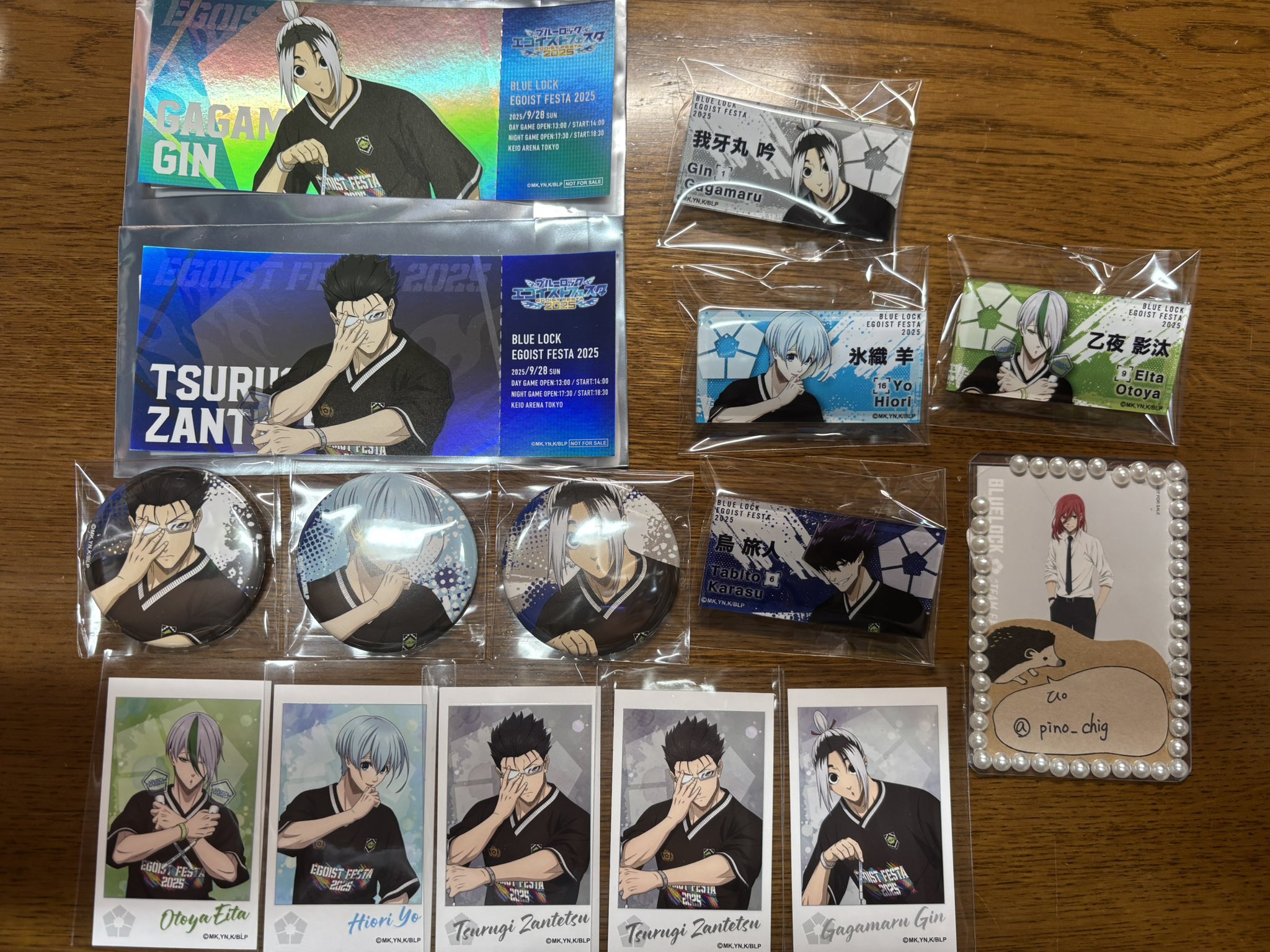 ブルーロック エゴイストフェスタ 2025 エゴフェス 缶バッジ 凪