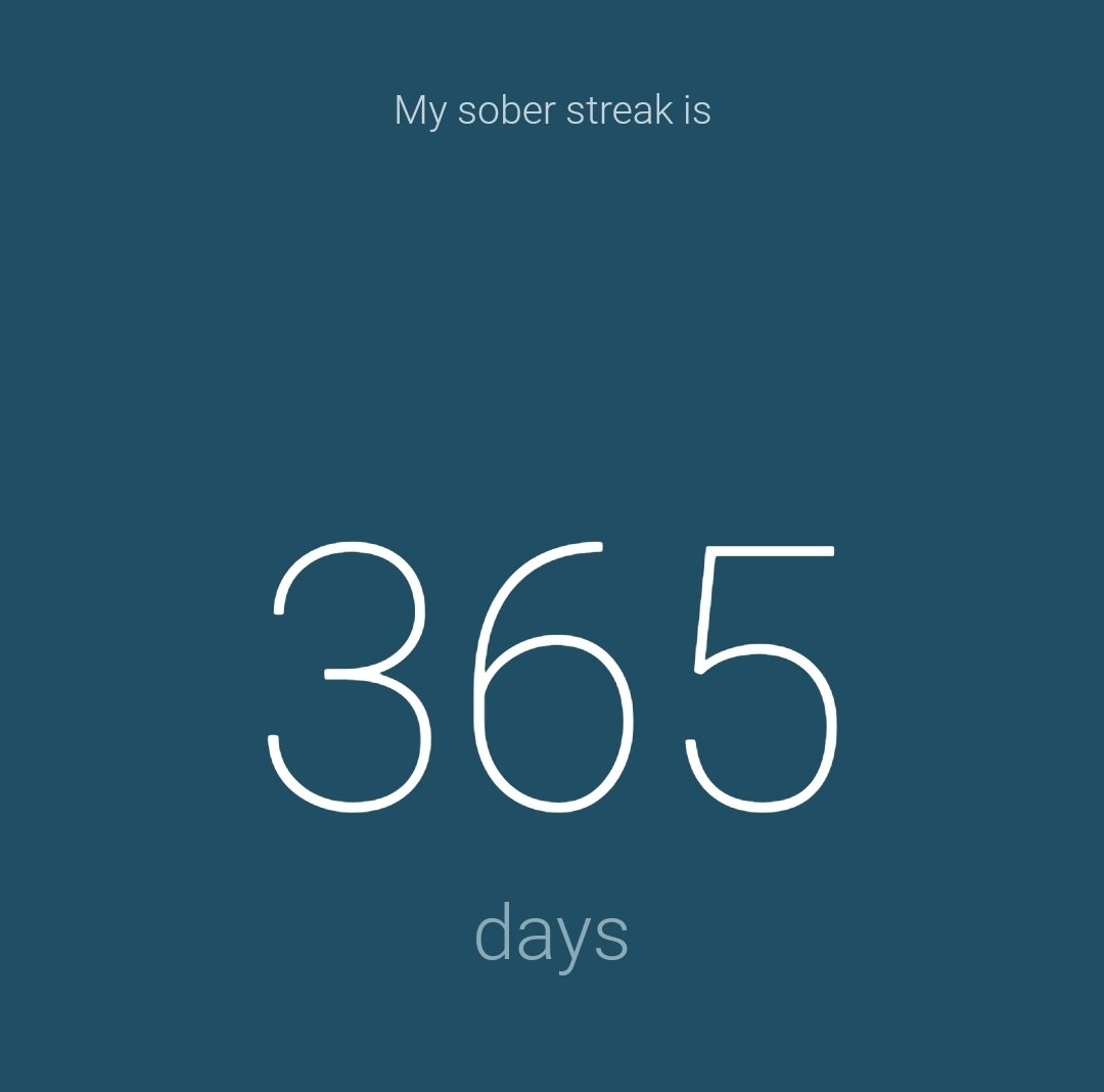 One year ago I decided to end the cycle of drinking and smoking that kept distrupting my healthly routines

Now my happiness and productivity are at ath

Reach out if you are struggling with substances and want someone to talk to ❤️