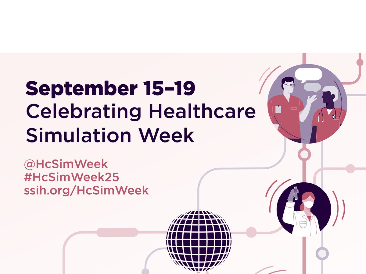 SSHorg's tweet image. HAPPY HEALTHCARE SIMULATION WEEK 2025!

How are you celebrating?! Let us know and make sure to tag us in your posts this week!

SSH has a LOT to share this #hcsimweek beginning in a short bit today, so keep coming back, keep sharing, keep engaging, and keep celebrating!