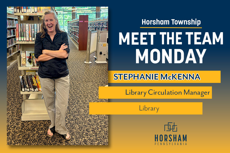 Say hello to Stephanie McKenna, Library Circulation Manager!

Stephanie plays a key role in ensuring that our library runs smoothly each day - overseeing circulation services, helping patrons access resources, and making sure every visitor feels welcome.