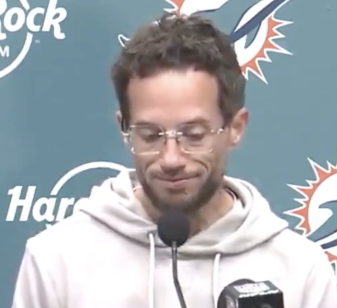 Mike McDaniel has gone from a tanned, rizzed up South Beach tycoon to someone who looks like he's being kept in an underground bunker without food in just a year.