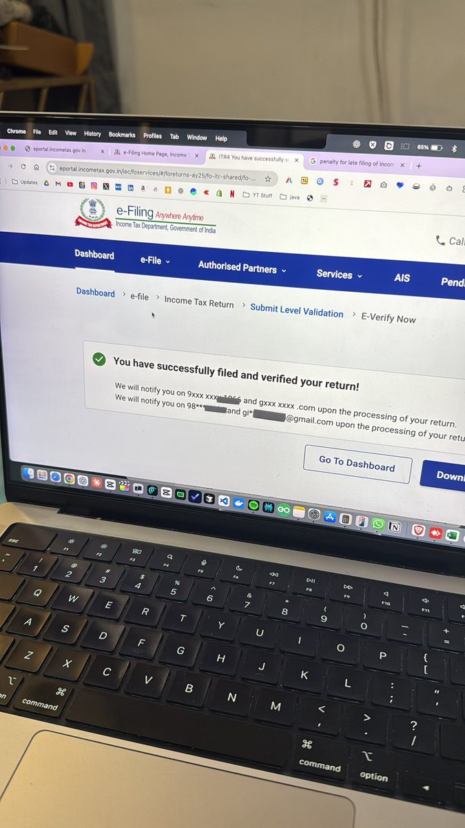 techfireco's tweet image. Done ✅  

#INCOMETAXPORTAL