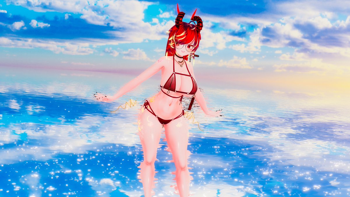 ArubedoVR's tweet image. Not holy… just irresistible~

★ #Milltina3D | #VRChatPhotography | #vrchatavatar | #vrchat | #vrc | #VRチャット ★
