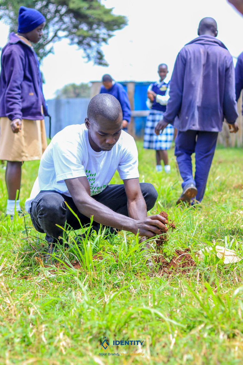 DaviOmondi's tweet photo. GREENING SCHOOLS: STILL GROWING, STILL GLOWING! 
Another day, another opportunity to transform more schools in more counties into green sanctuaries! Our ongoing Greening Schools Initiative proves that environmental change happens one classroom, one student, one planted seed at a https://t.co/wBQ5W54JR8