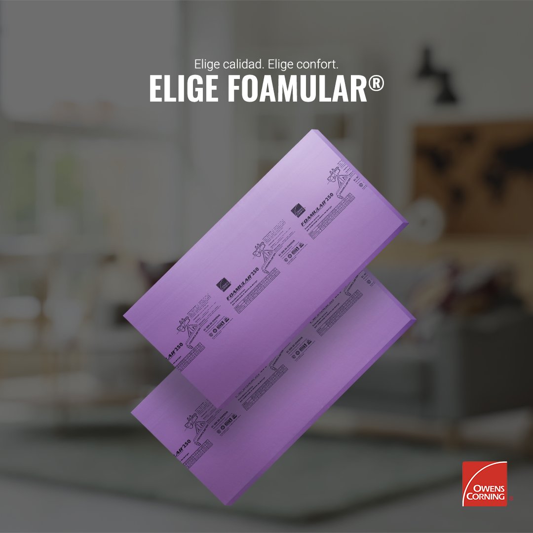 Foamular®: aislamiento térmico de alto rendimiento para un hogar más eficiente y confortable.

-Ambientes más frescos en verano y cálidos en invierno
-Larga vida útil y alto valor R constante
-Ideal para muros, techos y pisos en todo tipo de vivienda