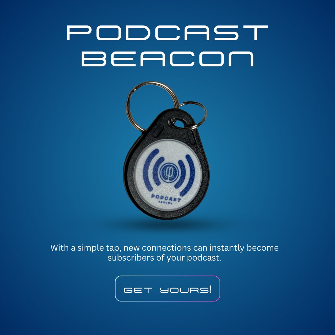 Ever tried to tell someone about your podcast only for them to forget the name later? 😅
The Podcast Beacon fixes that—just tap their phone and boom, they’ve got your show.
No apps, no codes, no fuss.
Learn more here 👉 custompodcaststore.com/products/podca…
