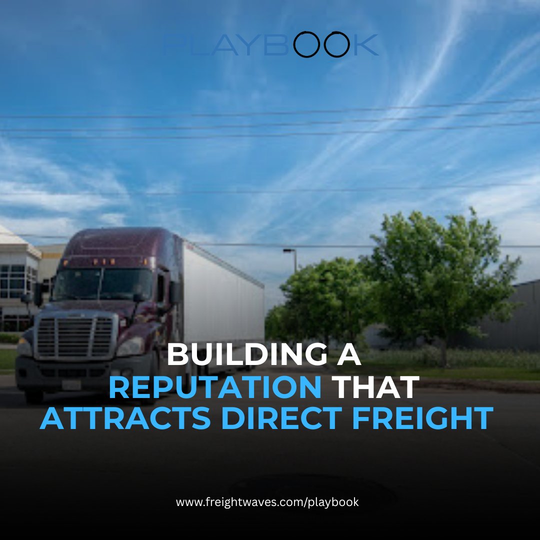 Direct freight isn’t won by knocking on doors—it’s earned by reputation. On-time deliveries, clean paperwork, clear communication. That’s what shippers trust. 

🔗 freightwaves.com/news/building-…