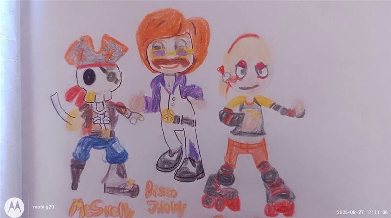 vectorunit's tweet image. Check out this awesome fan art from CireMF featuring McSkelly, Disco Jimmy, and Roxie Roller! 🎨
We love seeing the creativity and unique style our community brings to the Beach Buggy Racing 2 drivers.