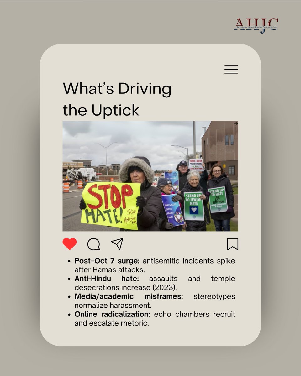 American Hindu Jewish Congress tweet media