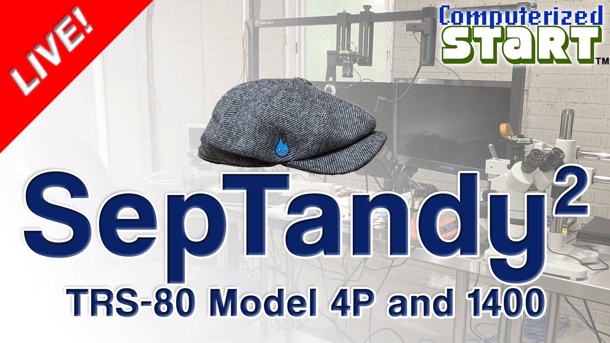 It’s #SepTandy and about time that I pull a Tandy or two on the workbench… and I have two models that I need to order capacitors for! Let’s see what my TRS-80 4P and my 1400s in terms of caps, live tonight starting at 8PM EDT! youtube.com/live/q0tdAhQRN…
