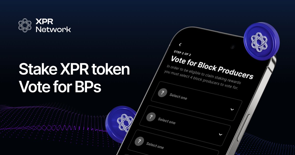 XPR Network (@xprnetwork) on Twitter photo Welcome new Block Producers to the XPR Network this month:
🇪🇸 <a href="/madblocksbp/">MadBlocks</a> from Spain
🇩🇪 <a href="/xprcore/">xprcore</a> from Germany
Vote for 4x BP's when you stake $XPR
See the full list: explorer.xprnetwork.org Welcome new Block Producers to the XPR Network this month:
🇪🇸 <a href="/madblocksbp/">MadBlocks</a> from Spain
🇩🇪 <a href="/xprcore/">xprcore</a> from Germany
Vote for 4x BP's when you stake $XPR
See the full list: explorer.xprnetwork.org
