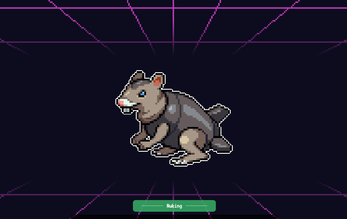 EzzrahX's tweet photo. Bombs away!!! Incoming Nuke to @spellborne 🤯

#thirdmutation
#SpellborneCreate https://t.co/hYvNS9c2Za