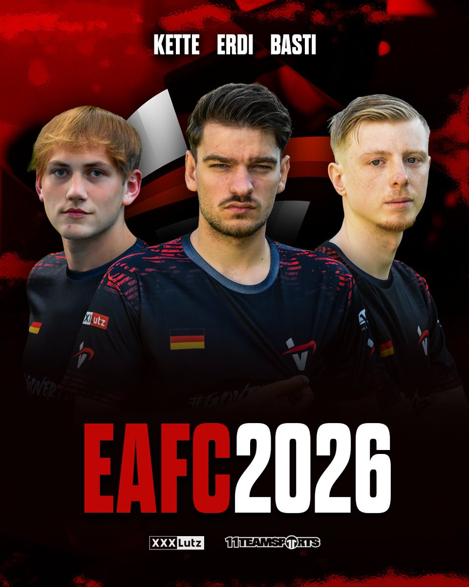 𝗢𝗨𝗥 𝗢𝗙𝗙𝗜𝗖𝗜𝗔𝗟 #𝗘𝗔𝗙𝗖𝟮𝟲 𝗥𝗢𝗦𝗧𝗘𝗥 🚨

👤 <a href="/erdiplayz/">Max Erdmann</a> 🇩🇪
👤 <a href="/xkette04x/">Ben Kettenbeil</a> 🇩🇪
👤 <a href="/BastiN07_/">Vertex Basti</a> 🇩🇪

Can't wait for the start! 🤩

#govertex | <a href="/EASPORTSFCPro/">EA SPORTS FC Pro</a>