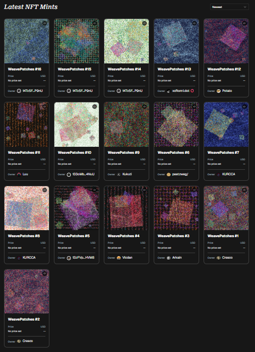 Kukuti89's tweet photo. GM (or CM?) for @ChaoticApp fam! ⭕️🌞🌀

We are at 50% already minted of Weave Patterns, a #generativeart project on @Polkadot ecosystem!

Just 16 pieces left, be welcome and discover your Pattern! https://t.co/4mcxeFjlpc