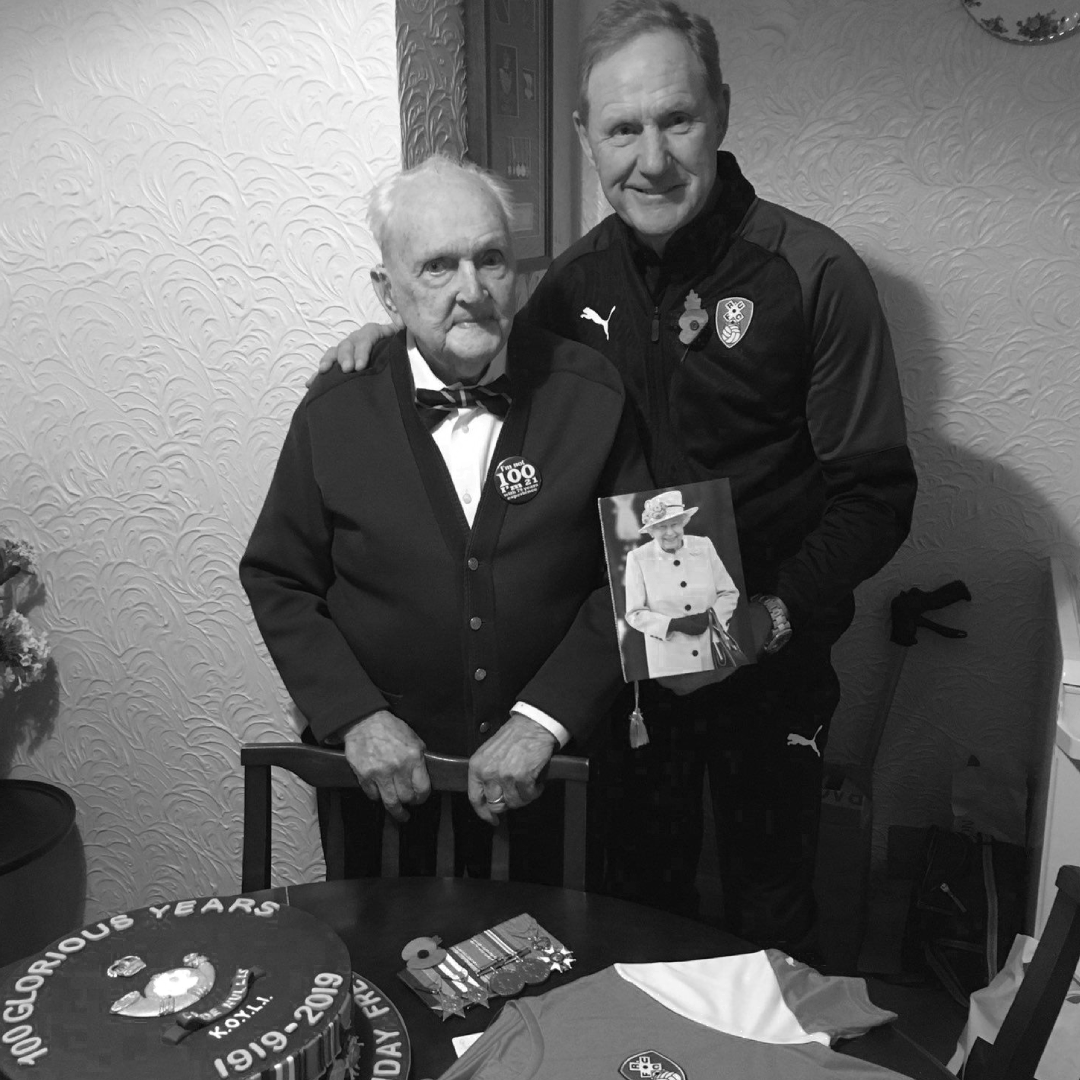 RotherhamUnited's tweet photo. Rest in Peace, Fred🕊️ 

The legacy of 105-year-old supporter Fred Adamson as a Miller began on the day we were founded in 1925 and endured into our Centenary year. A truly astonishing feat. ❤️

Once a Miller, Always a Miller.

#RUFC | #TownCountyUnited