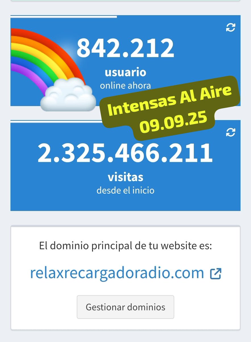 IntensasConArte's tweet photo. #FelizLunes a todos!! El martes pasado, así se recibió la #Music de #Cepeda. #IntensasAlAire @relaxrecargado , este #Martes, a las 11:00 hora #Ecuador
Les esperamos a todos.
#EnamorandoTusSentidos
#VioletaNosUne #Peripecia #CepedaAlAire
@TOPSHOWSECUADOR vieron? 😈 https://t.co/SKgOznTzxt