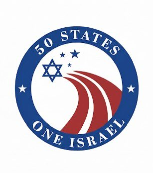 thePulseGlobal's tweet photo. 🇺🇸🇮🇱 A 250-member bipartisan delegation of U.S. state legislators is in Israel, the largest such visit by American officials. The delegation includes five lawmakers from each state.

The official logo for the “50 States, One Israel” delegation trip has sparked criticism online. https://t.co/jIgn44oBnn