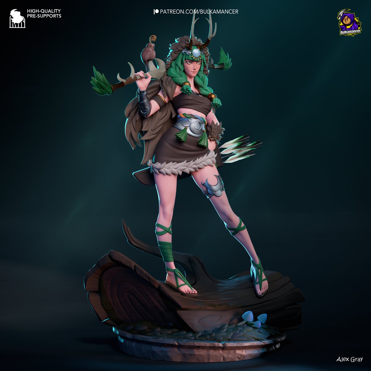 We have some exciting news for you this time!
Since we started working with Alex Gray <a href="/graykolori/">GrayKolori 🌶️</a> last year, he has created stylized 11 models for us, and each of them was warmly received by our audience. 

And today, with the release of his 12th model, Artemis (Hades II), we'd