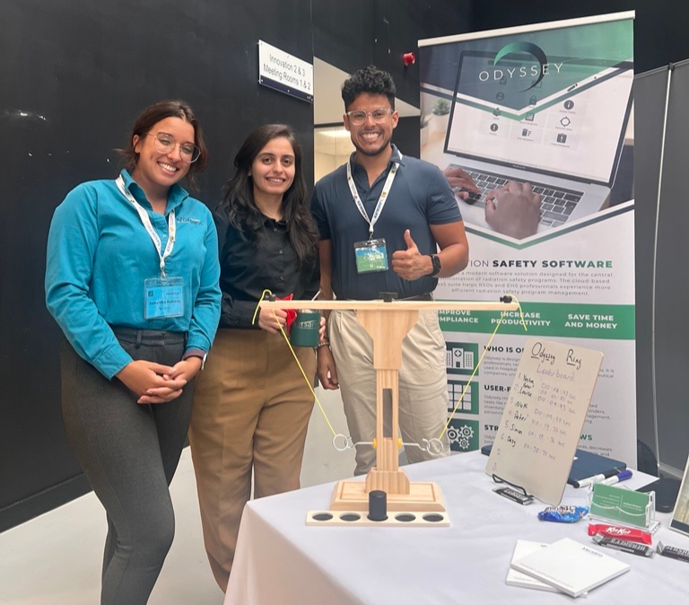 VersantPhysics's tweet image. Thank you to everyone who stopped by the Versant Physics booth at AURPO last week! Each day was filled with great conversations surrounding radiation protection 👍

Congratulations to our winner of Odyssey Ring, Yesha!! 🎉

#aurpo2025 #radsafety #radprotection #rpos