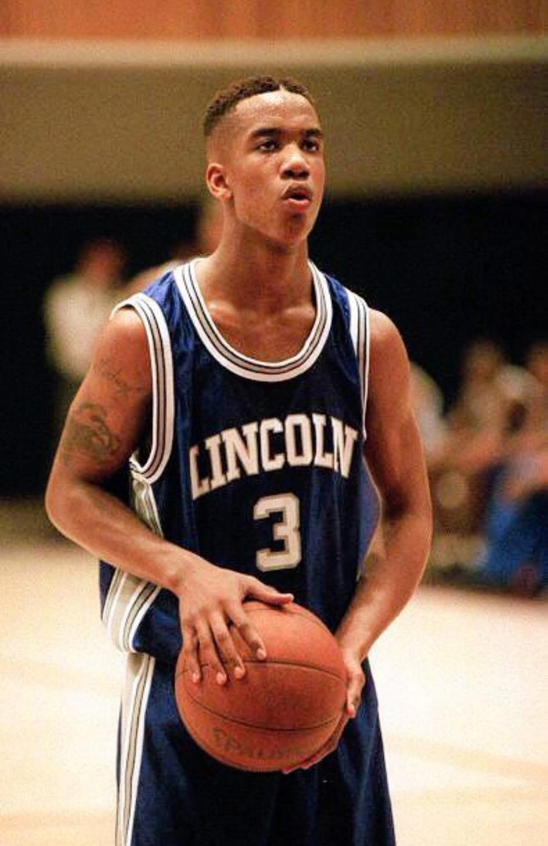 Stephon Marbury at Lincoln High School