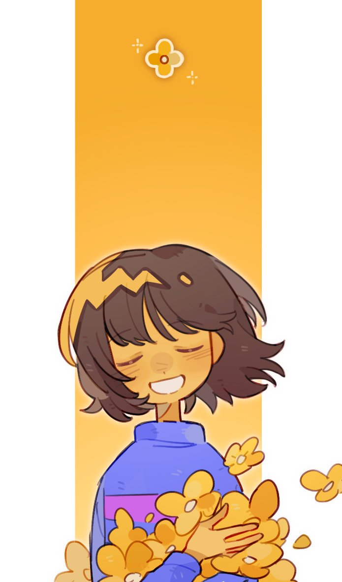 十周年快乐🥳

迟到地画了，来不及画全员了orz
#undertale #UNDERTALE10周年