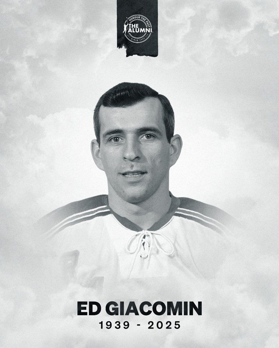 The NHL Alumni Association is saddened to learn that Ed Giacomin has passed away at the age of 86.

A goaltender, Ed advanced through the Eastern Amateur Hockey League (EHL) to the Eastern Professional Hockey League (EPHL) in the late 1950s before suiting up for the AHL’s