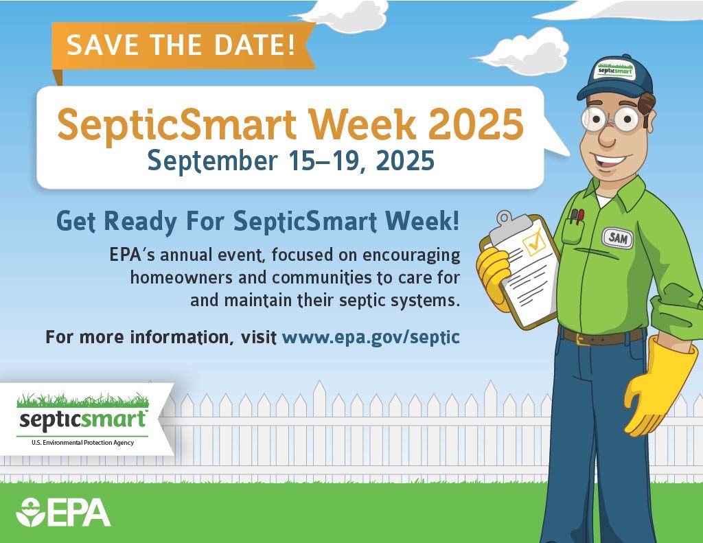 EPAregion6's tweet image. If your home relies on a septic system, you might not realize it, but you have an important role—you&apos;re not just a homeowner; you&apos;re also a wastewater treatment operator! 

Be #SepticSmart! Learn about maintaining your septic system during #SepticSmartWeek at…