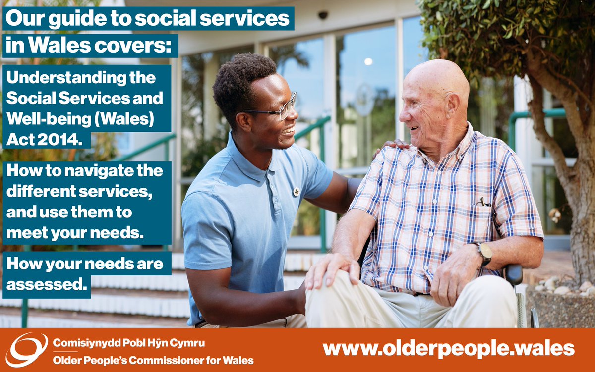 Older People’s Commissioner for Wales (@talkolderpeople) on Twitter photo Do you want to know more about social services in Wales?
Our resource page ‘A Guide to Social Services in Wales’, outlines how to get the help you need from social services, and how to ensure that your voice is heard when your needs are assessed.
olderpeople.wales/resource/socia… Do you want to know more about social services in Wales?
Our resource page ‘A Guide to Social Services in Wales’, outlines how to get the help you need from social services, and how to ensure that your voice is heard when your needs are assessed.
olderpeople.wales/resource/socia…