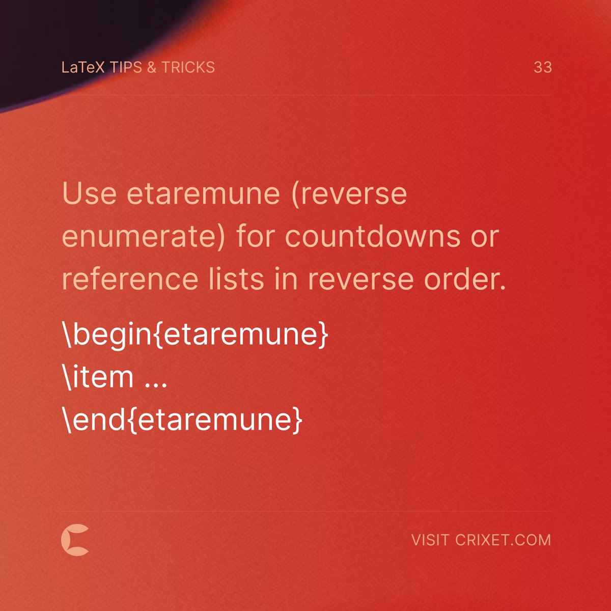 Crixet - Free, modern LaTeX editor tweet media