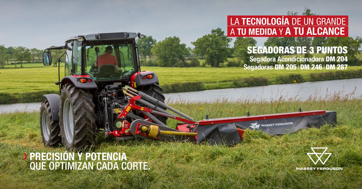 La calidad del heno empieza con la tecnología correcta.​ 👏🏻

​Con la MF 205, cada corte es preciso, eficiente y pensado para cuidar la producción.​
Porque la calidad del heno comienza aquí.​

#MasseyFerguson #BornToFarm #EnElCampoMassey #SegadoraMF205