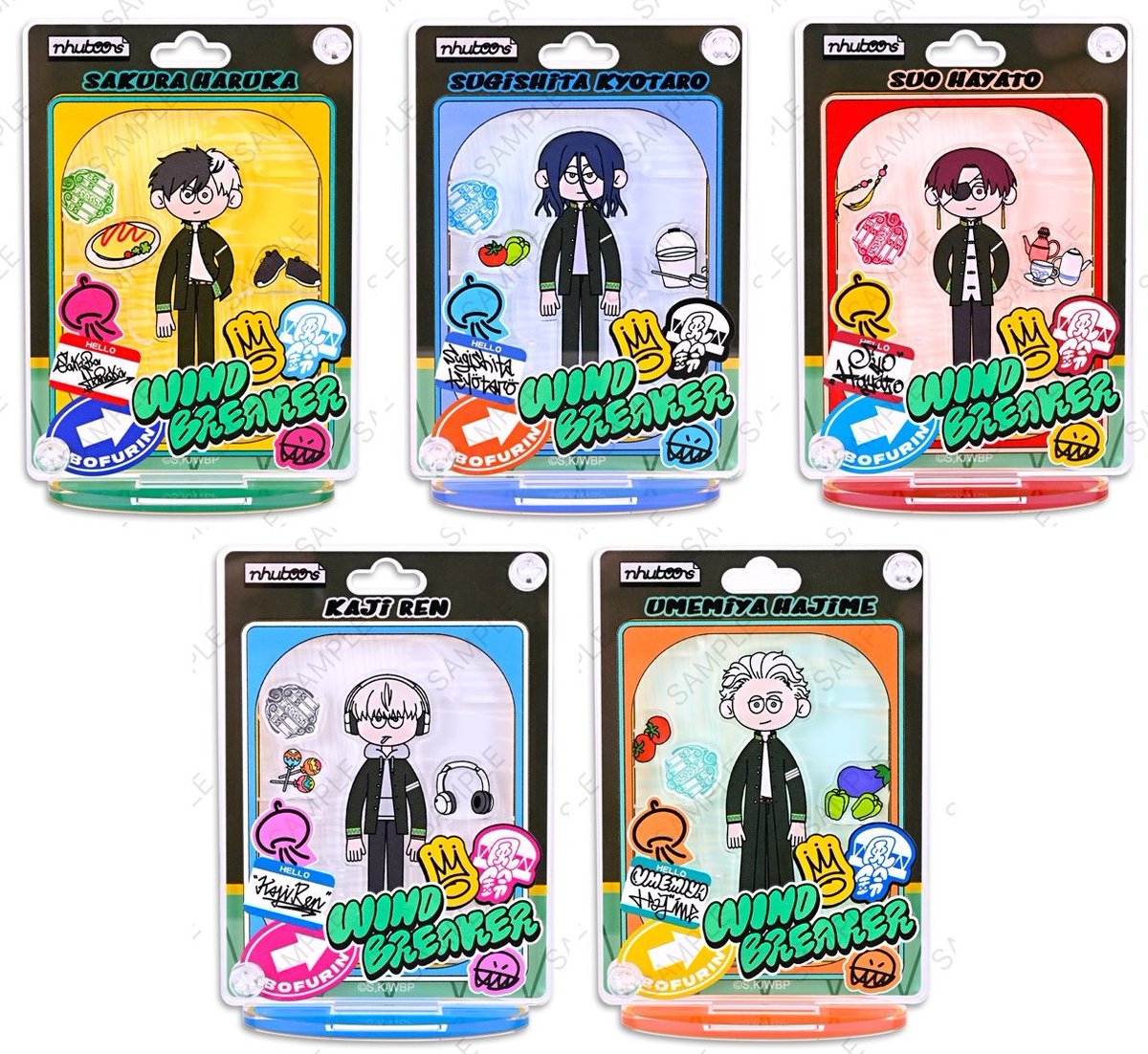 WIND BREAKER みにコレ 4種×4セット 計16個① WIND BREAKER（