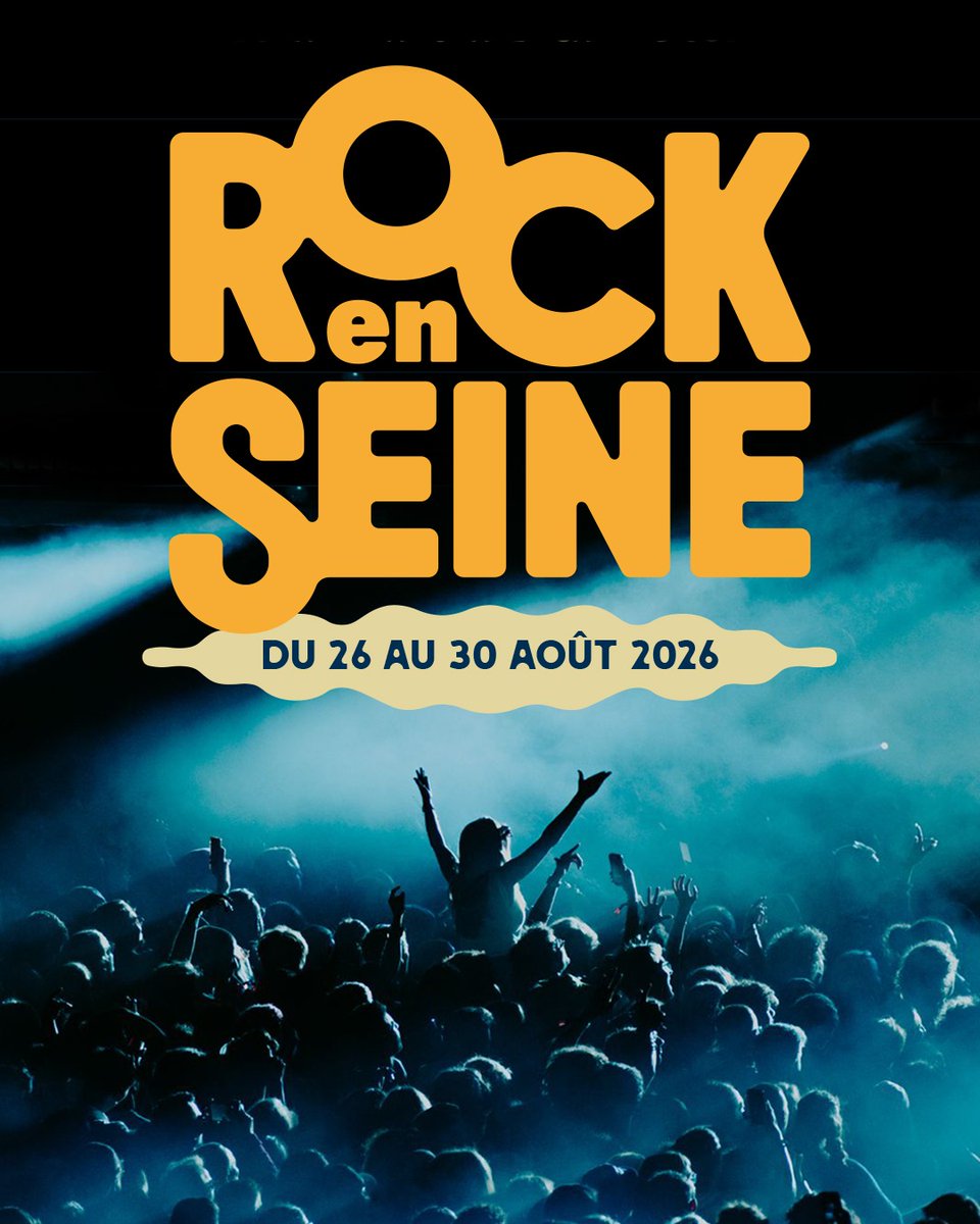 rockenseine's tweet photo. Sors le calendrier 2026, Rock en Seine revient du 26 au 30 août 2026 🔮
Hasard total… mais demain vers midi, tu pourrais avoir envie d’ouvrir les réseaux 👀 #RES26
📸 @louis_comar https://t.co/ggA2tQD24e