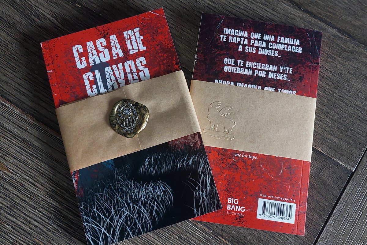 Les recuerdo que #CasaDeClavos 🔨 es una nueva colaboración con <a href="/librosbigbang/">Big Bang Ediciones</a>. No duden en buscarlos para todos sus proyectos editoriales 📕. Pidan su copia conmigo por DM hoy mismo.