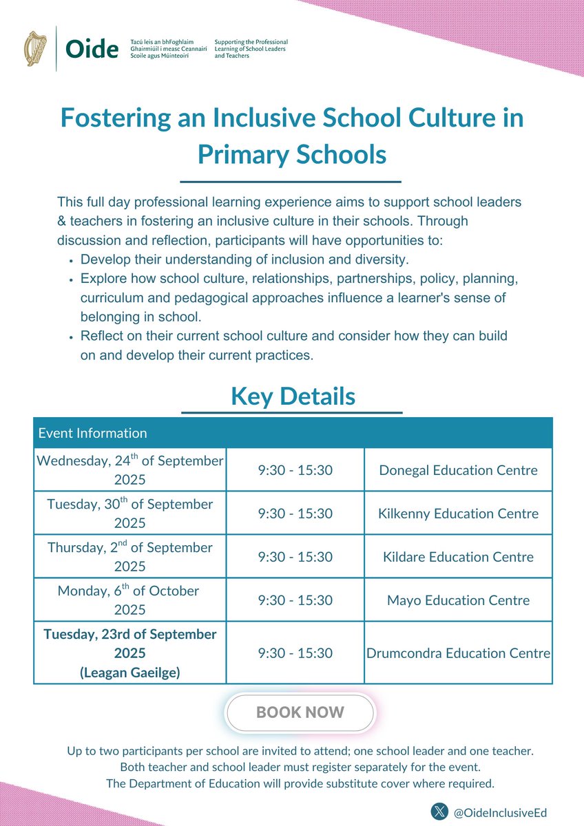 Oide Primary Inclusive Education tweet media