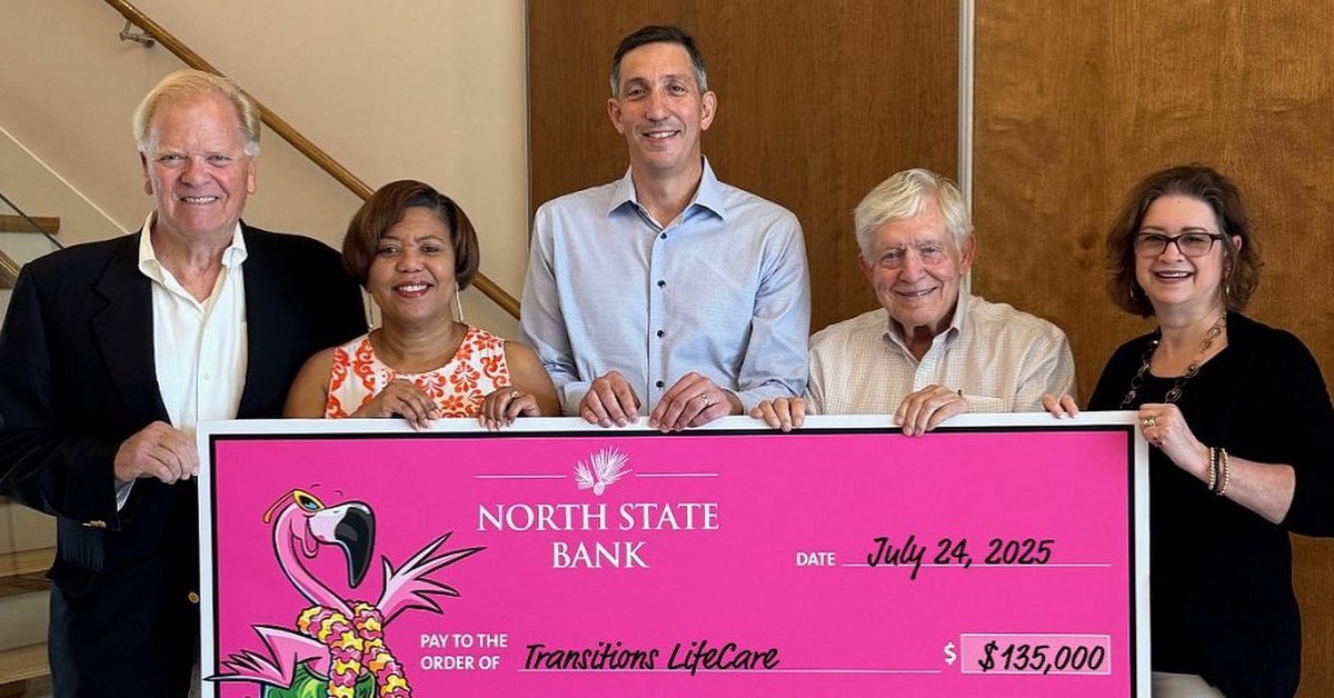 🎉 Summer Salute 2025 raised $135K, bringing lifetime donations to $2.5M+ for Transitions LifeCare! Huge thanks to <a href="/NorthStateBank/">North State Bank</a> and everyone who made this impact possible. 💜🌸 #SummerSalute #TransitionsLifeCare