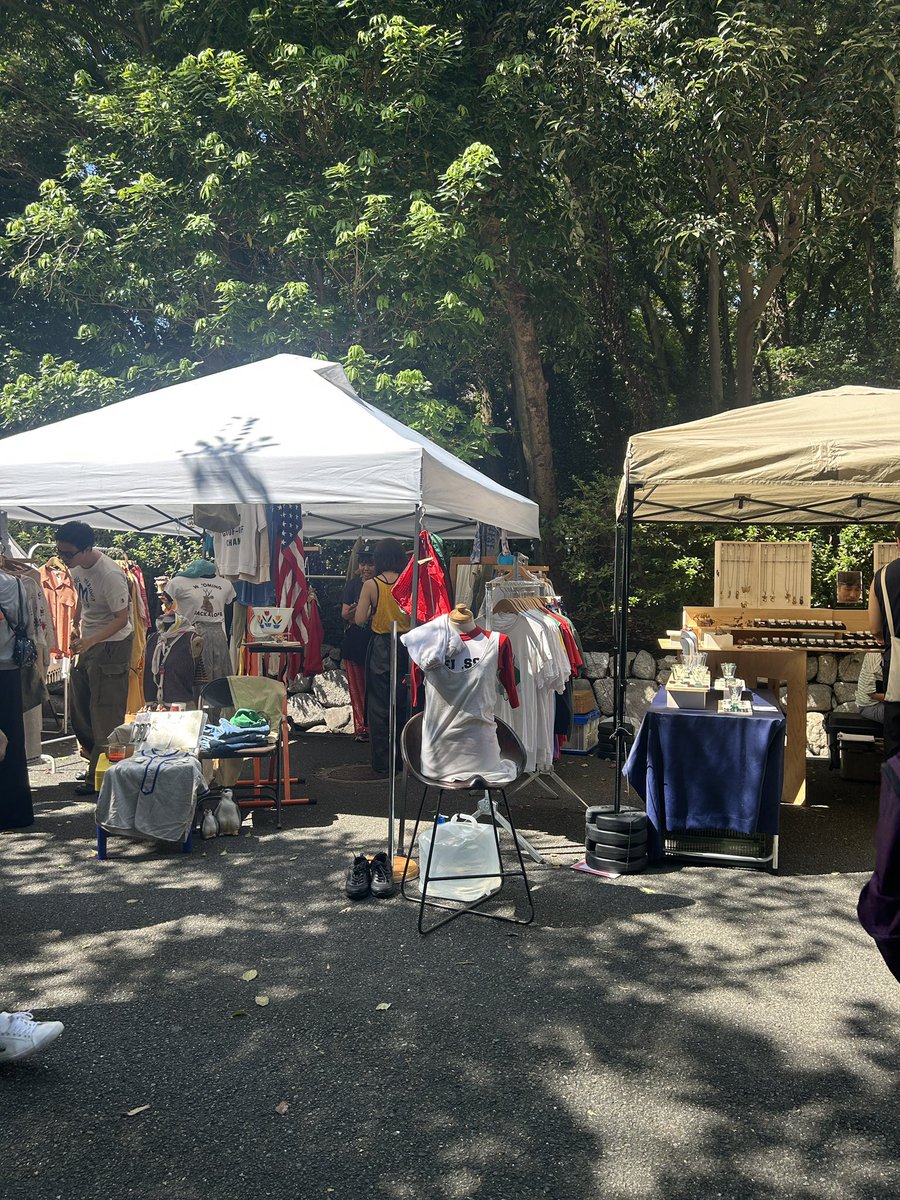 _rs__000's tweet photo. 初 蚤の市🧺 https://t.co/i6sPXxTDtR